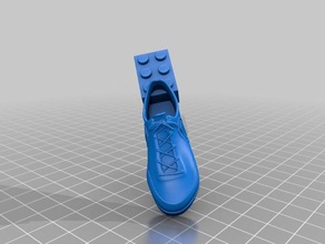 lego sneaker 3d print model - Mito3D