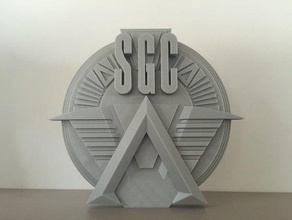stargate command emblem signs & logos 3d print model - Mito3D