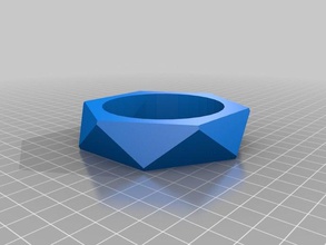my customized beautiful chunky bracelet other 3d print model - Mito3D