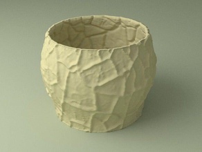 cracked vase art 3d print model - Mito3D