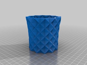 vaso cravado decoração personalizado 3d print model - Mito3D