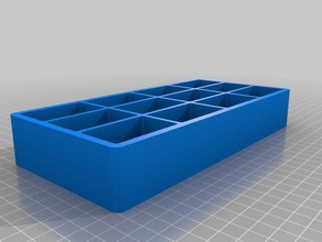 endmill organizer containers customized 3d print model - Mito3D