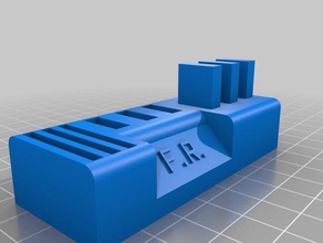 fr lecteur de carte ordinateur personnalisé 3d print model - Mito3D