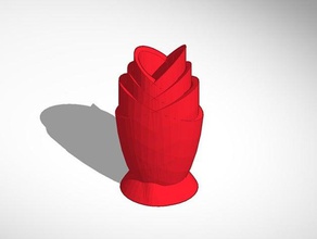 tulip vase décor de fleurs vases 3d print model - Mito3D
