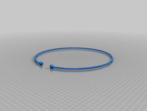 básica circlet os acessórios colar 3d print model - Mito3D