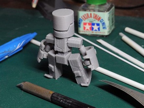 pla-sticker mki hobby robot 3d print model - Mito3D