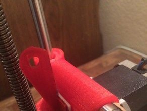 simple filament feeder holder 3d printer accessories loose oneup 3d print model - Mito3D