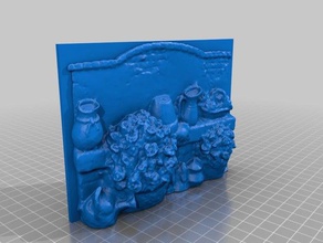 çömlekçilik döken tarar kopyaları sanat 3d print model - Mito3D