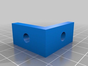 my customized hex nut corner support 3d printing 3d print model - Mito3D