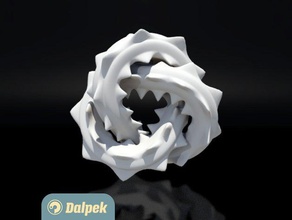 ejderha düğüm matematik sanatı escher fantezi mc 3d print model - Mito3D