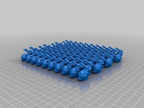 80 10x8 pequenos coelhos animais coelho páscoa 3d print model - Mito3D