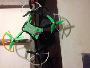 t4 mini prop guards r c vehicles multicopter quadcopter 3d print model - Mito3D