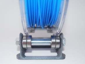 einfache spool-roller-55mm Spulen 3d Drucker Zubehör filament Rolle roller spool spool-Halter 3d print model - Mito3D