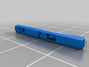 nyc U-Bahn-Wagen r62a beta 3d-drucken 3d print model - Mito3D