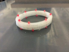 assembly bracelet bracelets accessory cool pink robbinsvillehighschool stars 3d print model - Mito3D