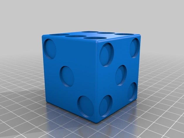 simples dados assim 3D print model - Mito3D