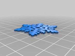 fiocco di neve arredamento deco 3d print model - Mito3D