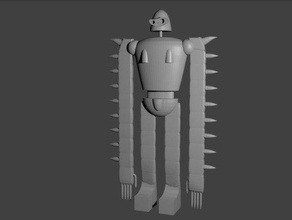 laputa robot modelo de robots la animación miyazaki en las películas 3d print model - Mito3D
