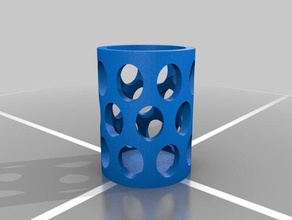bolla vaso penna office 3d print model - Mito3D