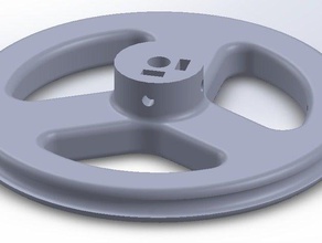 o-anillo de la rueda solidwork 2014 r c vehículos equilibrio o-ring el robot 3d print model - Mito3D