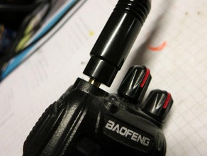 baofeng bf-888s antenna adapter fill ring electronics bf888s ham radio pofung 3d print model - Mito3D