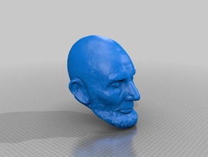 lincoln life mask eyes sculptures 3d print model - Mito3D