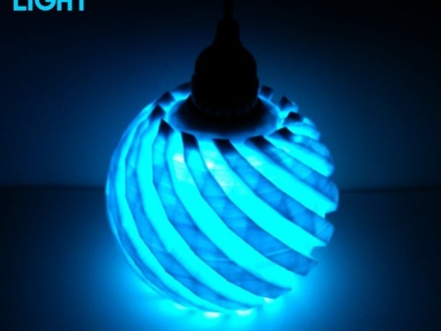 a luz da noite lâmpada abajur 3D print model - Mito3D