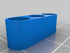 3-Loch-lego technic Bau-Spielzeug kundengebundene 3d print model - Mito3D