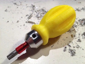 screwdriver hand tools handle 3d print model - Mito3D