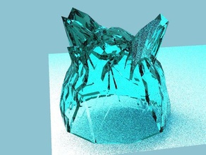 licuadora - diamante casco de vikingo props los diamantes el viking 3d print model - Mito3D