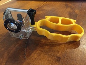 gopro doigts mitaines de la caméra coup poing américain gadget knuckles 3d print model - Mito3D