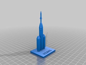 orion space rocket 3d printing 3d print model - Mito3D