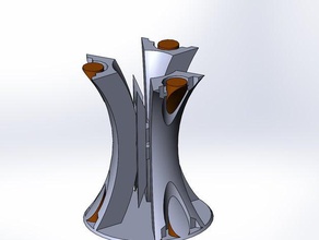enklave stand die Festung 3d-drucken - leds 3d print model - Mito3D