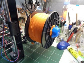 universal spool holder 3d printer accessories filament prusa i3 3d print model - Mito3D