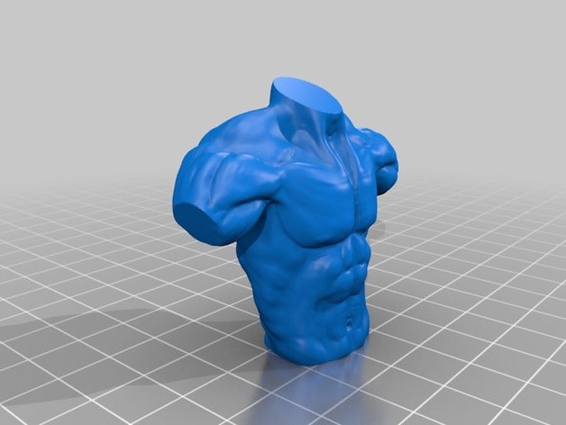 Oberkörper Skulpturen Skulptur zbrush 3D print model - Mito3D