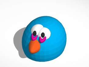 angry bird azul jogos de vídeo angrybird angrybirds birds 3d print model - Mito3D