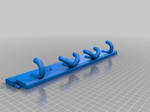 my hooks organization customized 3d print model - Mito3D