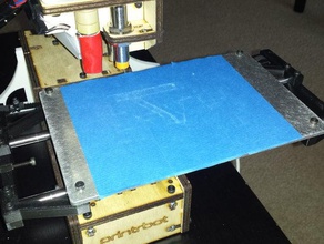 printrbot simple x-axis extender 3d printer parts 3dprinting printing upgrade 3d print model - Mito3D