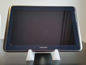 tablet-Halterung einfache universal tablet Halter stand 3d print model - Mito3D