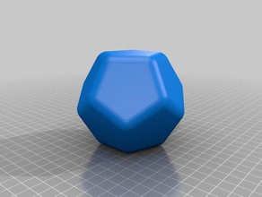 dodecahedron rounded edges toys & games 3d print model - Mito3D