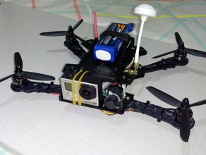 mini örümcek quadcopter pd2015 r c araçlar 250 drone gerçek fpv250 multirotor 3d print model - Mito3D