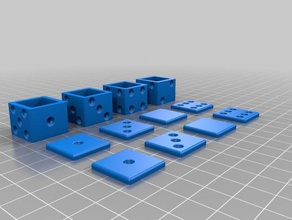 nicht-transitive Würfel-trick Spiele Durchschnitte Würfel magic Mathe puzzle Rätsel trick 3d print model - Mito3D