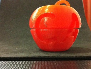 spinning apple mechanical toys 3d print model - Mito3D