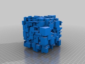 my customized greeble math art 3d print model - Mito3D