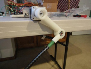 yazzo motor arm andere Gelenk mount openscad parametric Roboter 3d print model - Mito3D