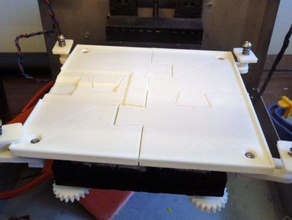 solidoodle Silikon-Bett-Montage-kit 3d Drucker - Zubehör qu-bd 3d print model - Mito3D