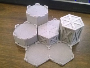 dnd hexagonal de la cuadrícula accesorios juegos y juguetes no molestar azulejos dungeons dragons 3d print model - Mito3D
