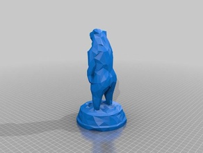 low poly bear 3d printing 3d print model - Mito3D