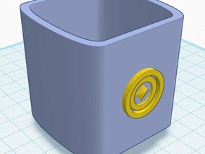 ronda esquina de la caja 3d impresión tinkercad útil 3d print model - Mito3D