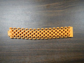 suelta cota de malla pulsera las pulseras la cadena fresco moda cadera joyería correo estilo 3d print model - Mito3D